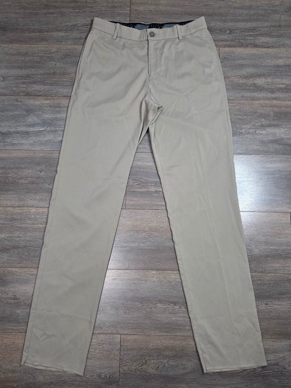 Nike Golf Team Flex Training Pants Unhemmed Men's 32 Medium Khaki CU9429-221*NWT